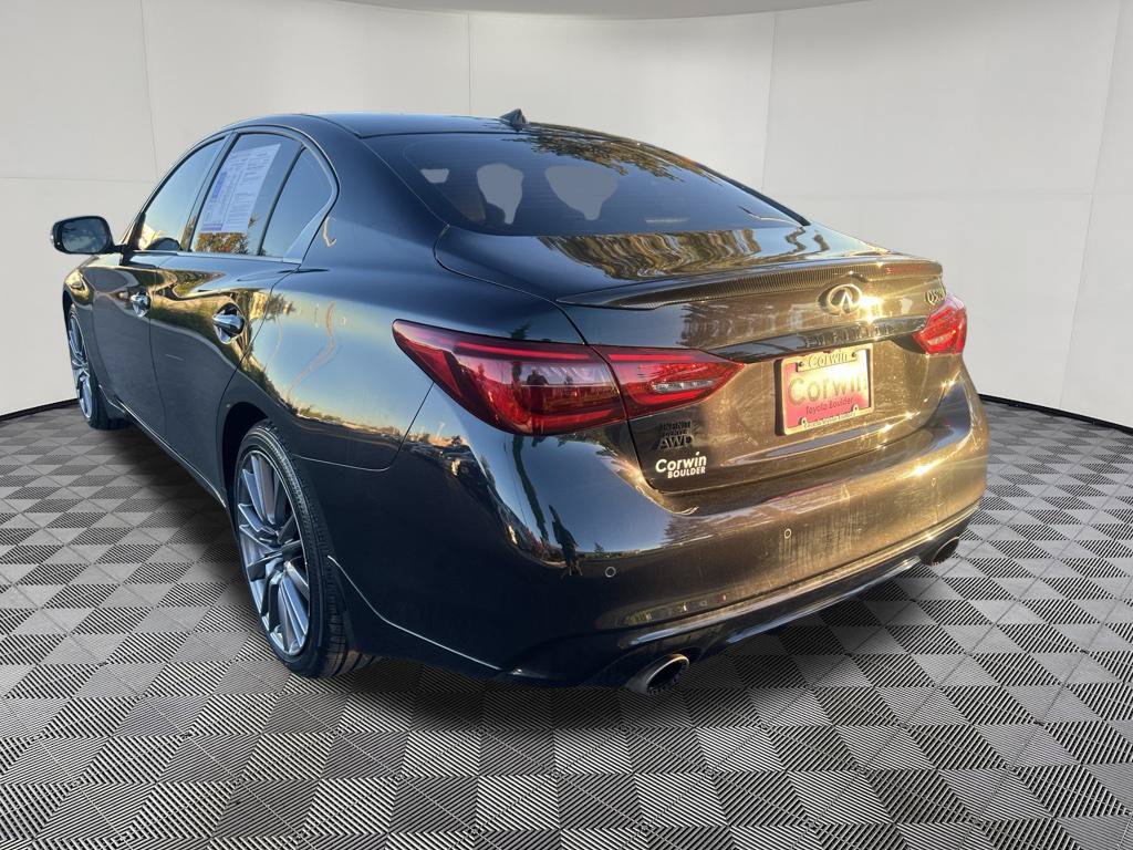 Used 2024 INFINITI Q50 Red Sport 400 w/ Black Opal Edition AWD/4WD image 6
