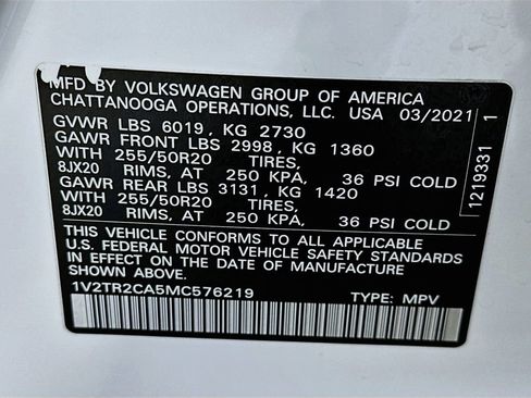 Used 2021 Volkswagen Atlas SEL Premium AWD/4WD image 36