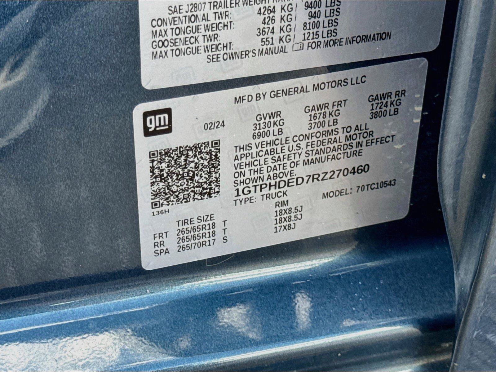Used 2024 GMC Sierra 1500 SLT RWD image 35