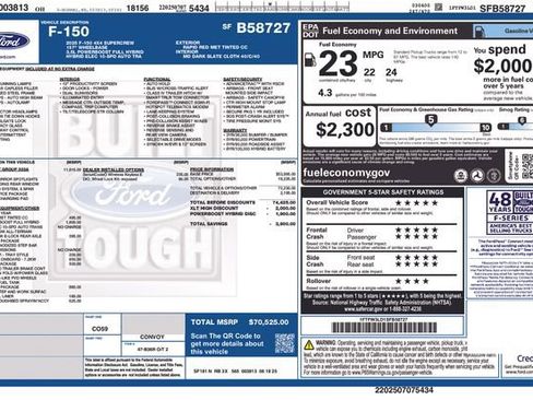 New 2025 Ford F150 XLT w/ Equipment Group 303A High image 26