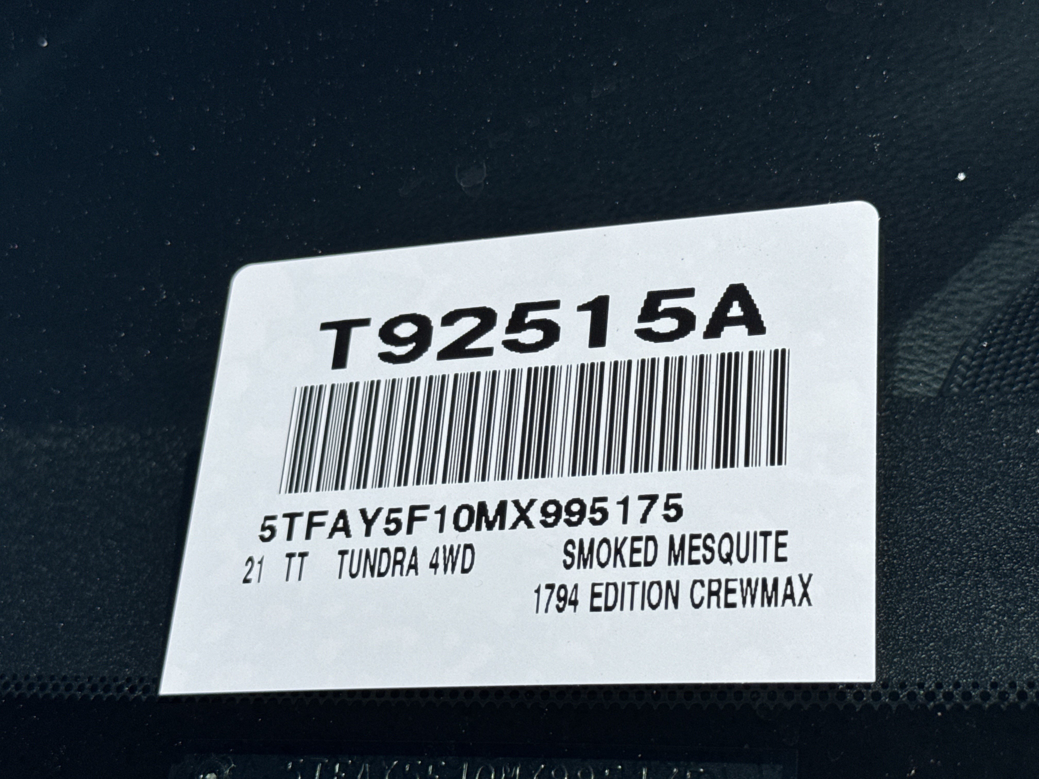 Used 2021 Toyota Tundra 1794 Edition AWD/4WD image 40