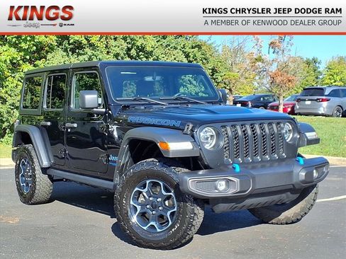 Used 2022 Jeep Wrangler Unlimited Rubicon 4xe w/ Cold Weather Group image 1