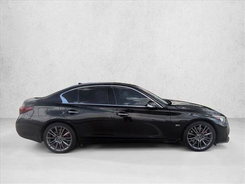 Used 2019 INFINITI Q50 Red Sport 400 w/ Sensory Package RWD image 4