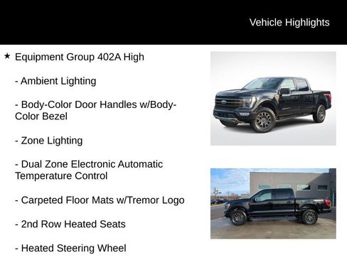 Used 2022 Ford F150 Tremor w/ Equipment Group 402A High image 16