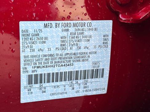 New 2026 Ford Explorer Platinum w/ LUX Leather Package image 37