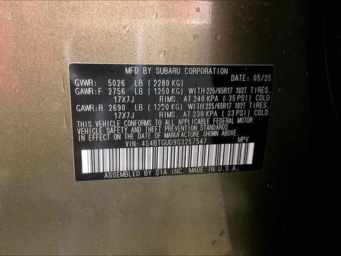 Used 2025 Subaru Outback Wilderness w/ Wilderness Package image 35