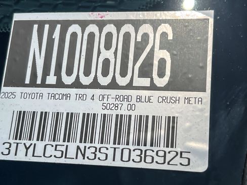 New 2025 Toyota Tacoma TRD Off-Road image 24