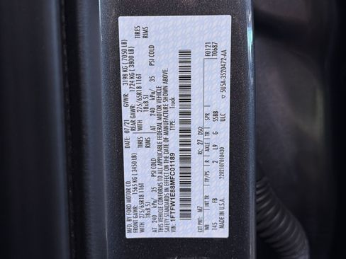 Used 2021 Ford F150 XLT w/ Equipment Group 302A High AWD/4WD image 36