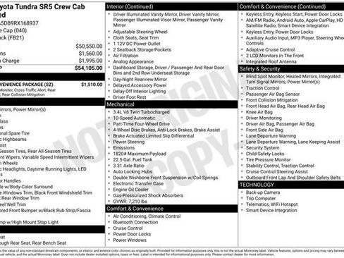 Used 2024 Toyota Tundra SR5 w/ SR5 Convenience Package AWD/4WD image 15