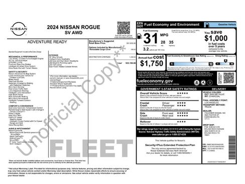 Used 2024 Nissan Rogue SV AWD/4WD image 6