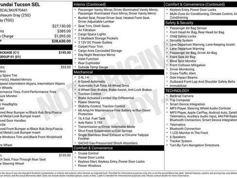 Used 2019 Hyundai Tucson SEL w/ Cargo Package AWD/4WD image 6
