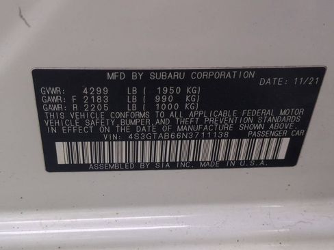Used 2022 Subaru Impreza 2.0i AWD/4WD image 57