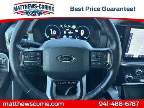 Certified 2023 Ford F150 Platinum w/ Equipment Group 701A High image 19