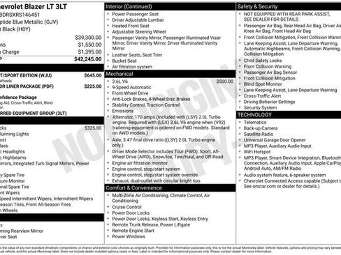 Used 2024 Chevrolet Blazer LT w/ Midnight/Sport Edition FWD image 5