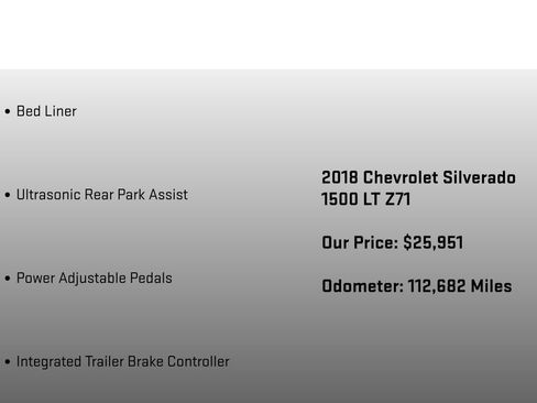 Used 2018 Chevrolet Silverado 1500 LT w/ All Star Edition AWD/4WD image 24