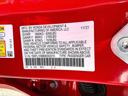 Used 2022 Honda Civic Sport Touring image 33