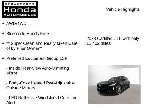 Used 2023 Cadillac CT5 V w/ Cold Weather Package image 8
