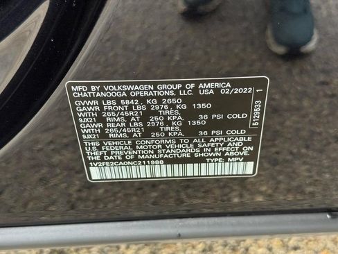 Used 2022 Volkswagen Atlas Cross Sport SEL Premium R-Line AWD/4WD image 31