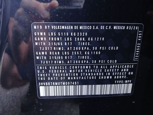 New 2026 Volkswagen Tiguan S image 28