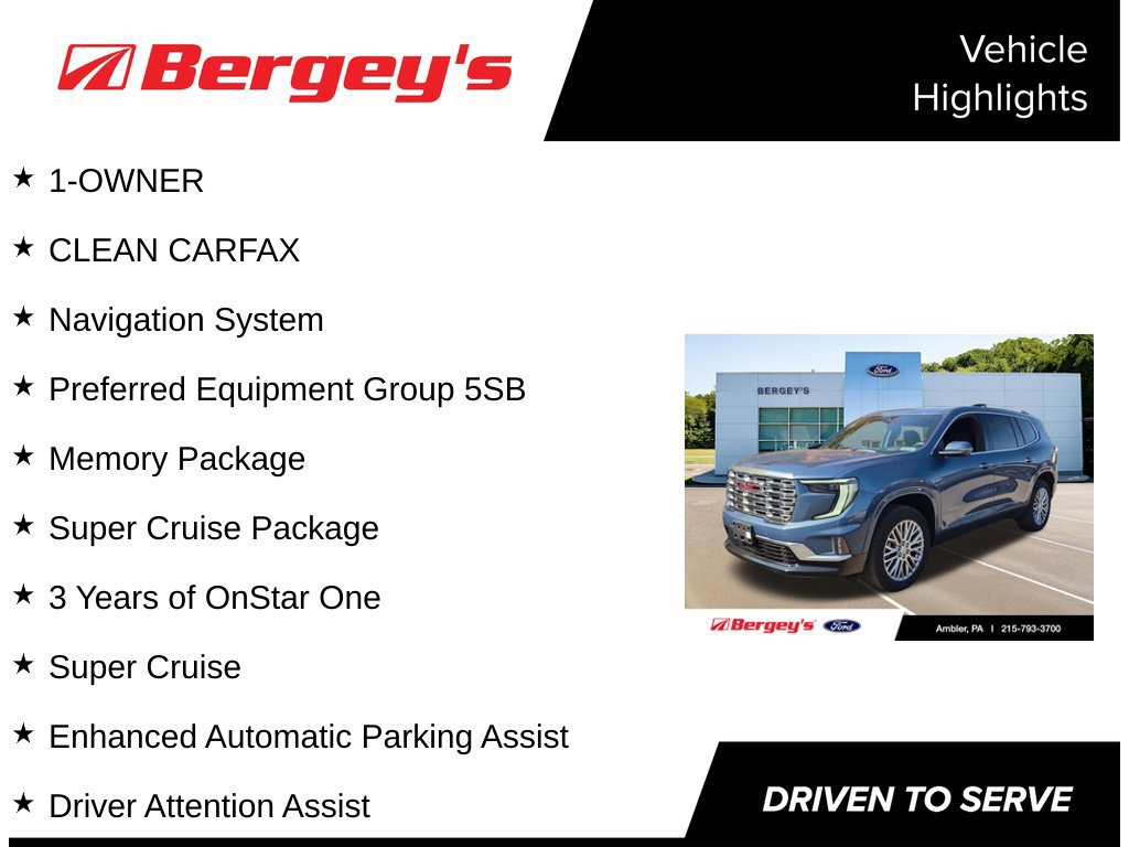Used 2026 GMC Acadia Denali w/ Super Cruise Package AWD/4WD image 5