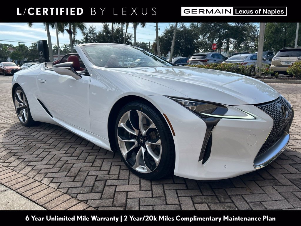 Certified 2021 Lexus LC 500 Convertible w/ Touring Package RWD image 1