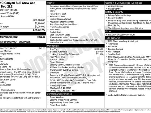 Used 2019 GMC Canyon SLE w/ Trailering Package RWD image 11