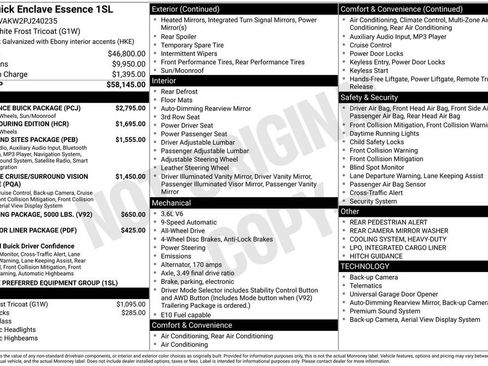 Certified 2023 Buick Enclave Essence w/ Experience Buick Package AWD/4WD image 6