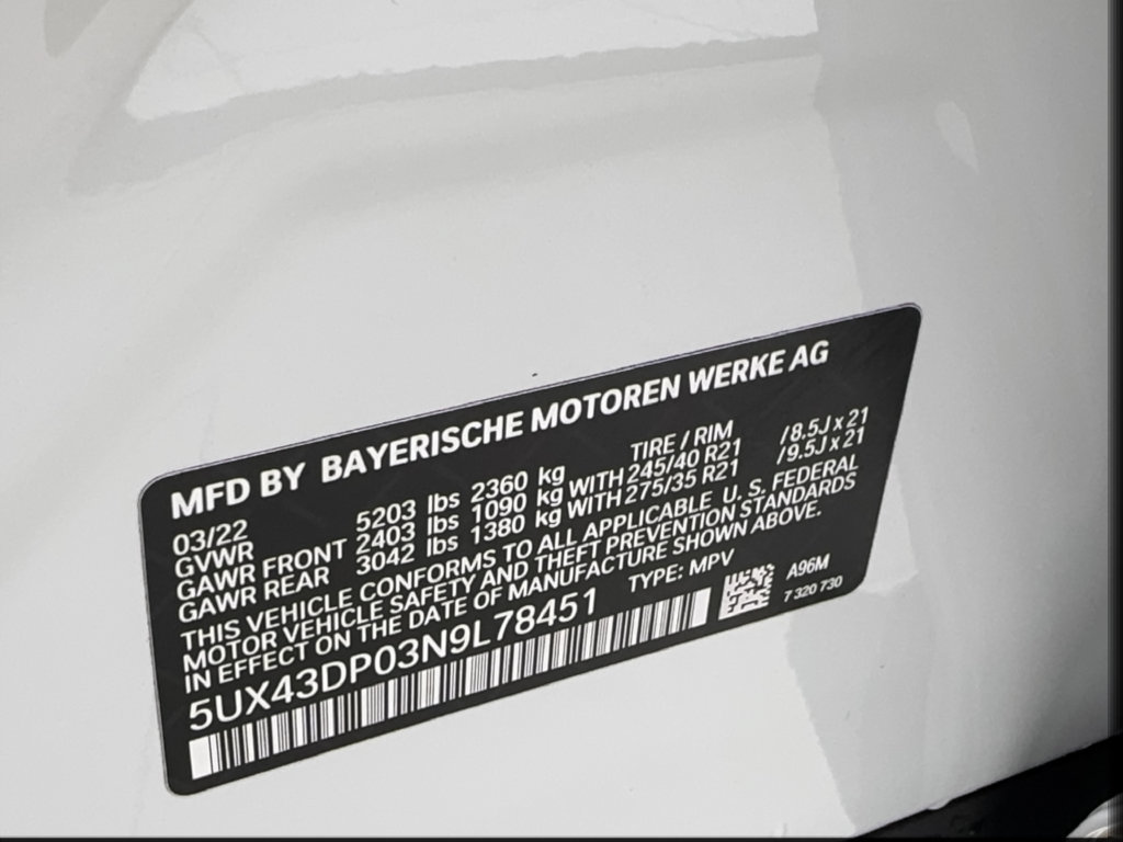 Used 2022 BMW X3 sDrive30i w/ Convenience Package RWD image 59