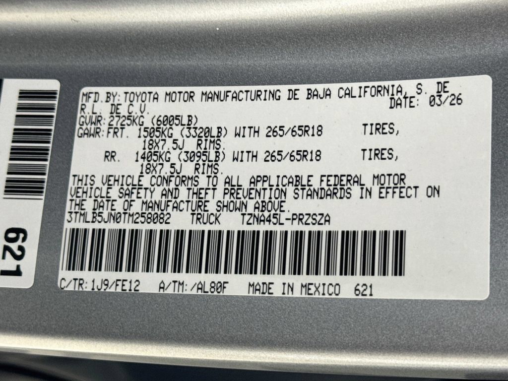 Used 2026 Toyota Tacoma TRD Sport AWD/4WD image 27