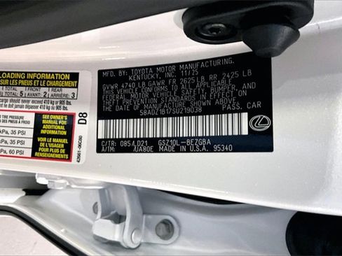 New 2025 Lexus ES 350 w/ Premium Package image 13