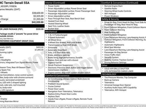 Certified 2023 GMC Terrain Denali w/ LPO, Floor Liner Package AWD/4WD image 7