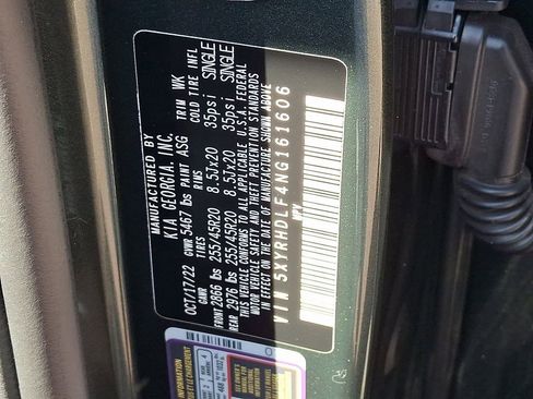 Certified 2022 Kia Sorento X-Line EX image 31