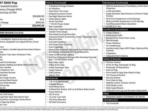 Used 2016 FIAT 500X Pop image 32