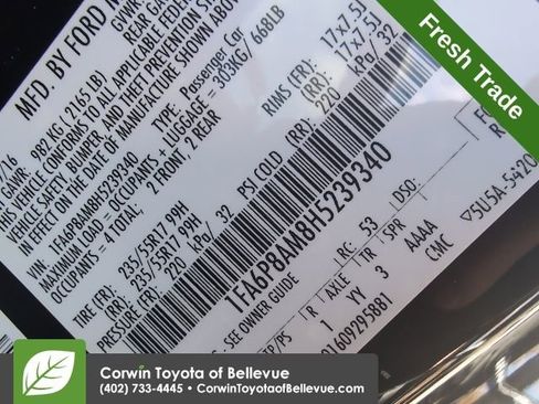 Used 2017 Ford Mustang Coupe w/ Enhanced Security Package image 17