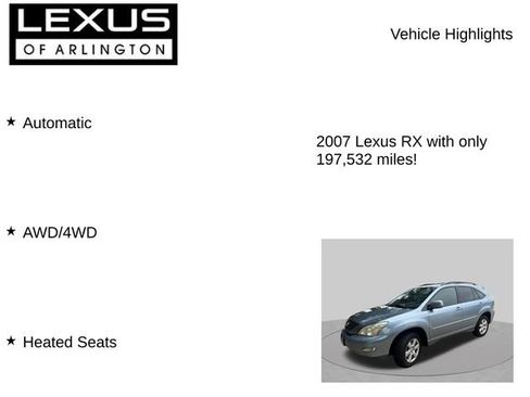 Used 2007 Lexus RX 350 AWD image 7