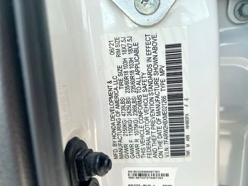 Used 2021 Honda CR-V EX-L image 2