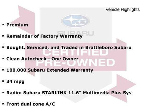 Certified 2024 Subaru Crosstrek 2.0i Premium AWD/4WD image 29