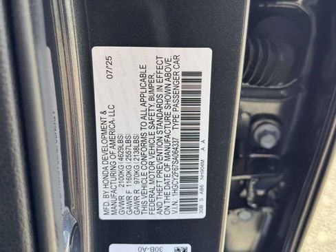 Certified 2025 Honda Accord EX-L image 17
