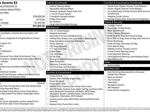Used 2025 Kia Sorento EX image 3