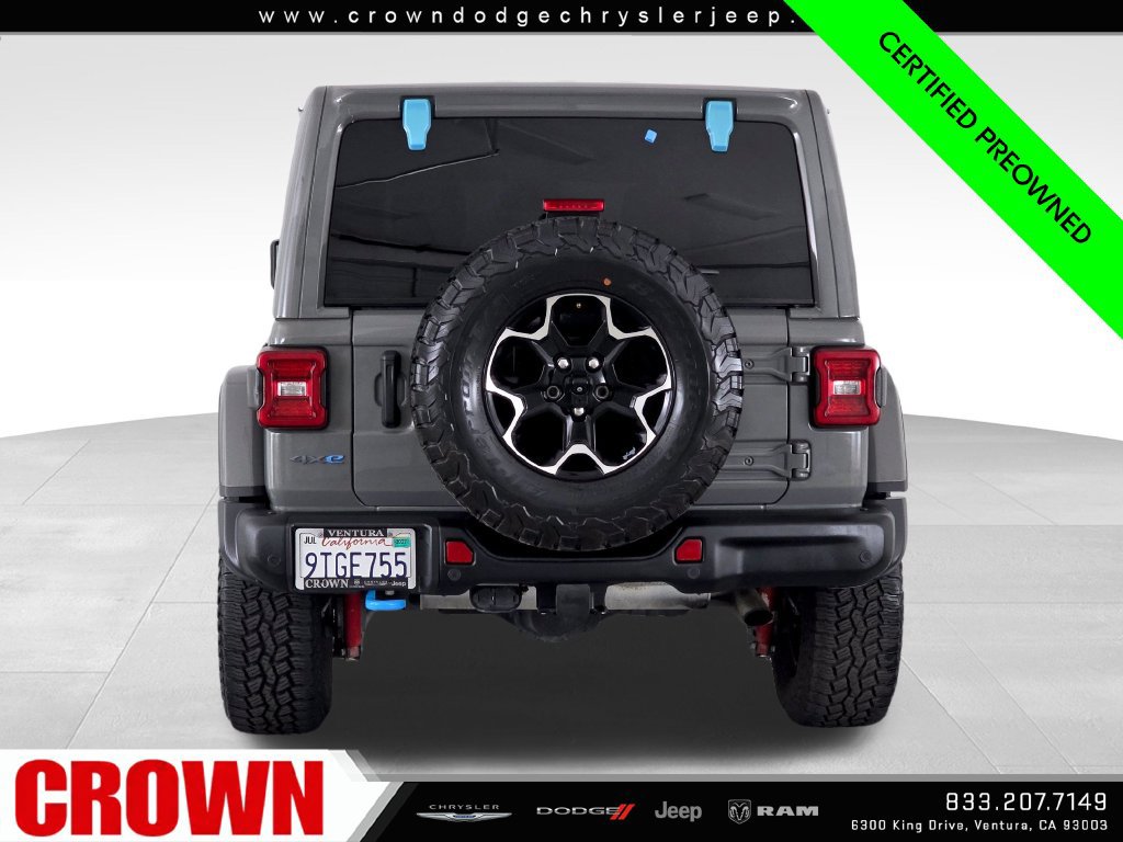 Used 2021 Jeep Wrangler Unlimited Rubicon 4xe w/ Steel Bumper Group AWD/4WD image 6