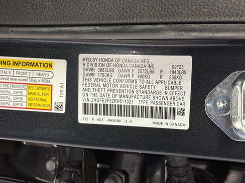 Certified 2024 Honda Civic Sport image 18