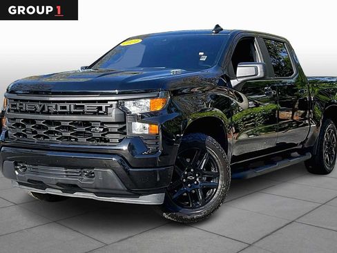 Certified 2024 Chevrolet Silverado 1500 Custom w/ Turbomax Blackout Package image 1
