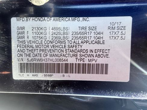 Used 2017 Honda CR-V LX image 19