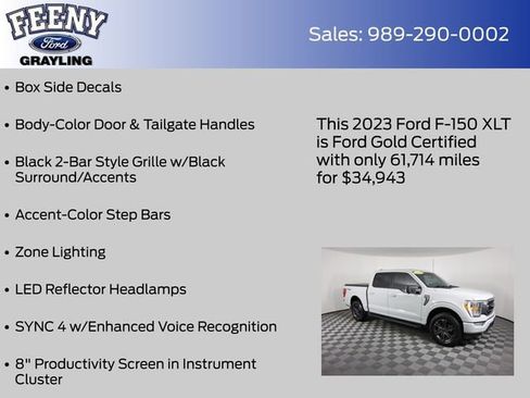 Used 2023 Ford F150 XLT w/ Equipment Group 302A High image 26