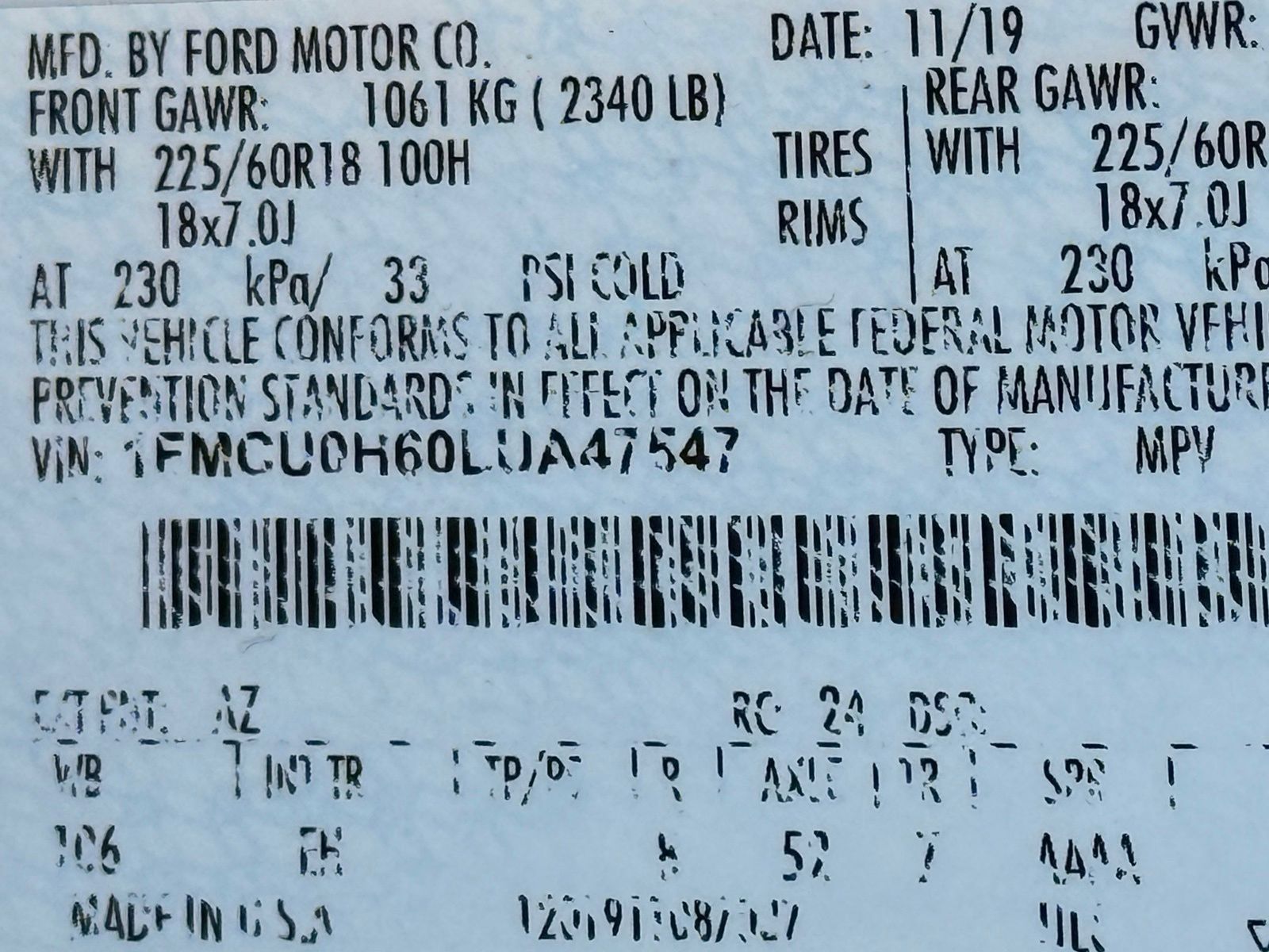 Used 2020 Ford Escape SEL FWD image 50