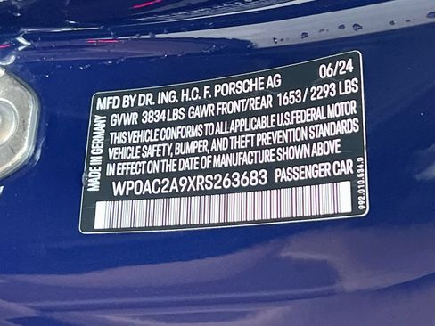 Certified 2024 Porsche 911 GT3 RWD image 32