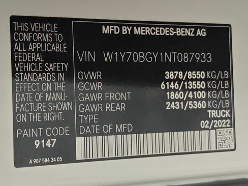 Used 2022 Mercedes-Benz Sprinter 1500 image 65