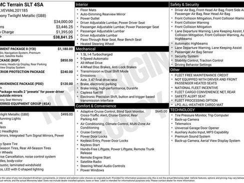 Used 2022 GMC Terrain SLT w/ Infotainment Package II AWD/4WD image 2