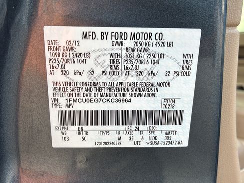 Used 2012 Ford Escape Limited FWD image 38