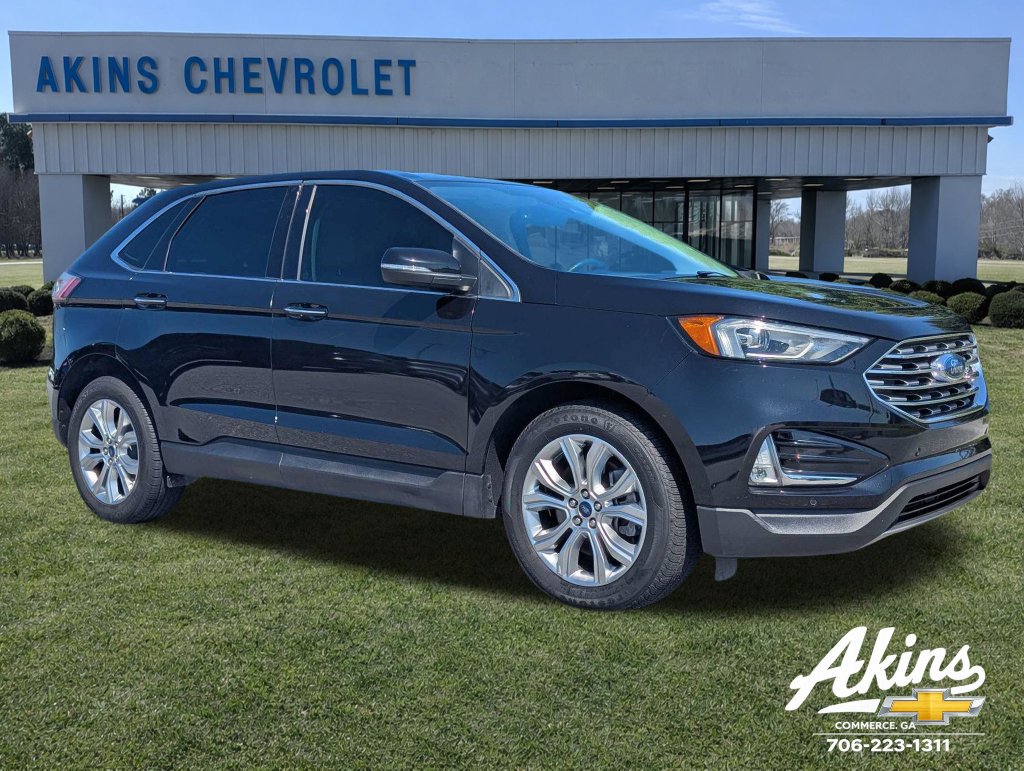 Used 2021 Ford Edge Titanium w/ Cargo Accessory Package FWD image 1